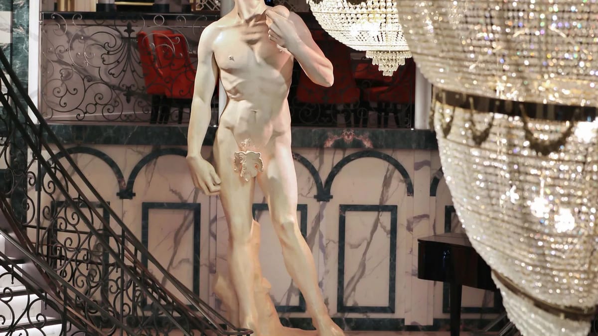 David statue on Carnival Firenze