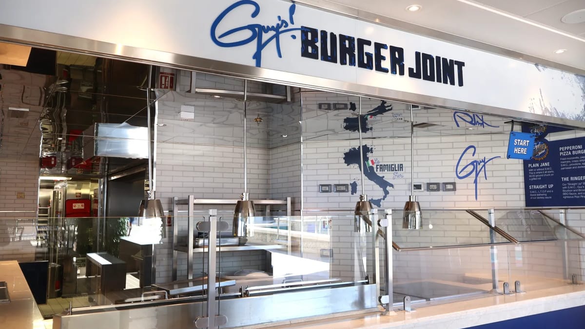 Guys Burger Joint on Carnival Firenze