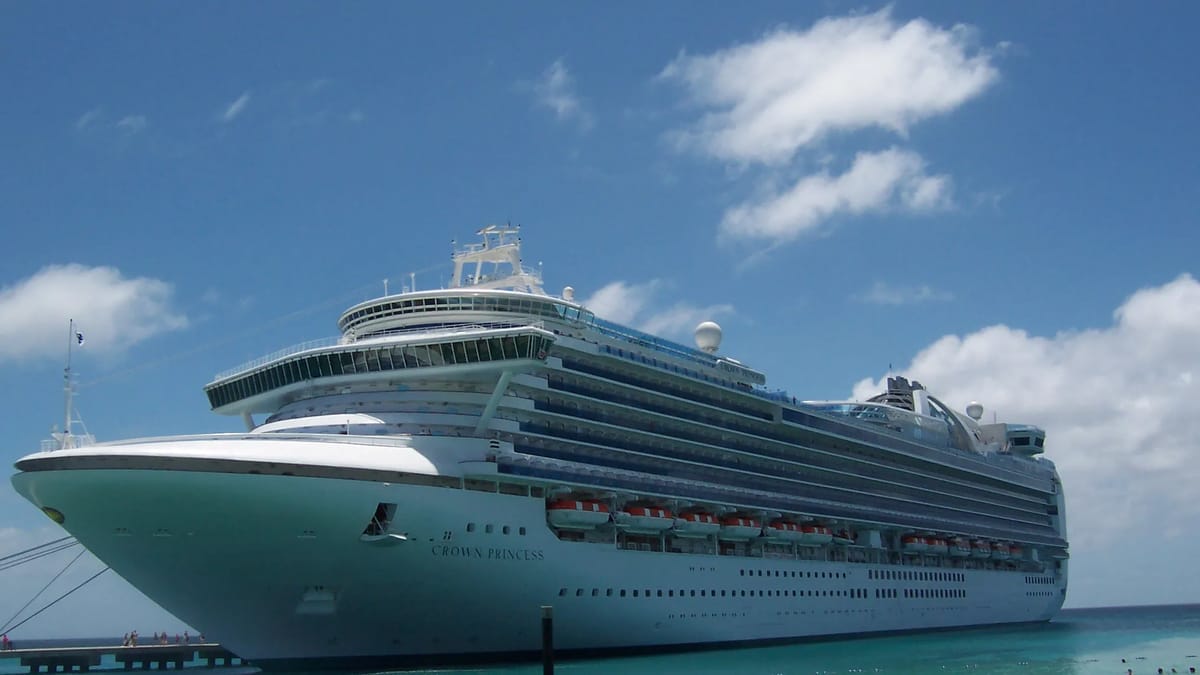 Crown Princess at sea