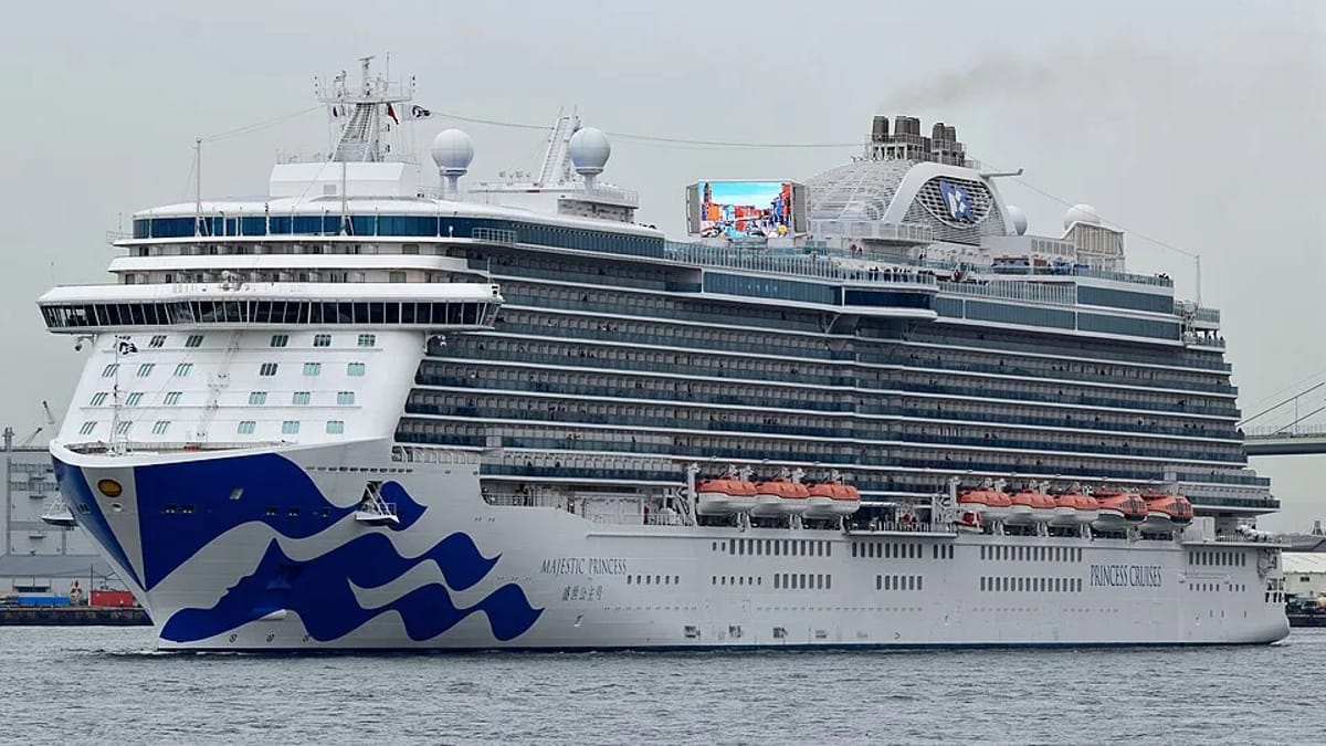 Majestic Princess at sea