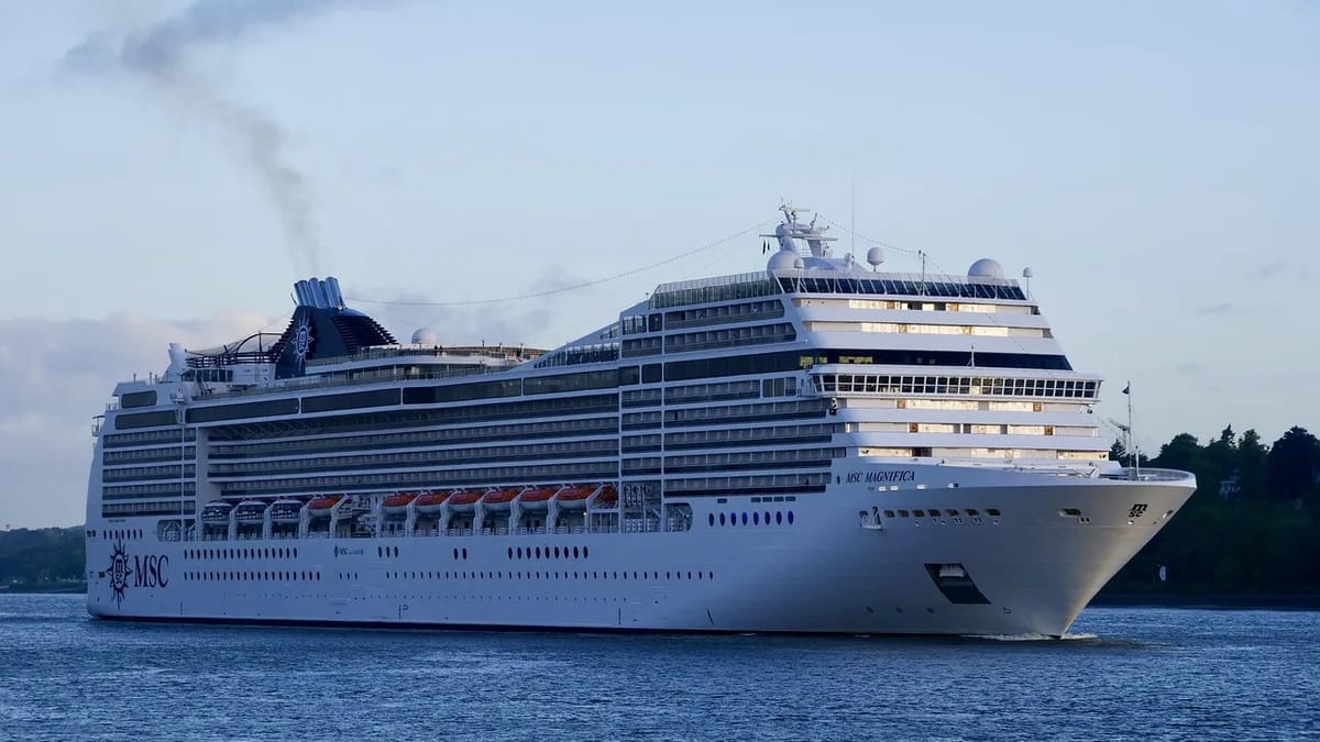 MSC Magnifica at sea