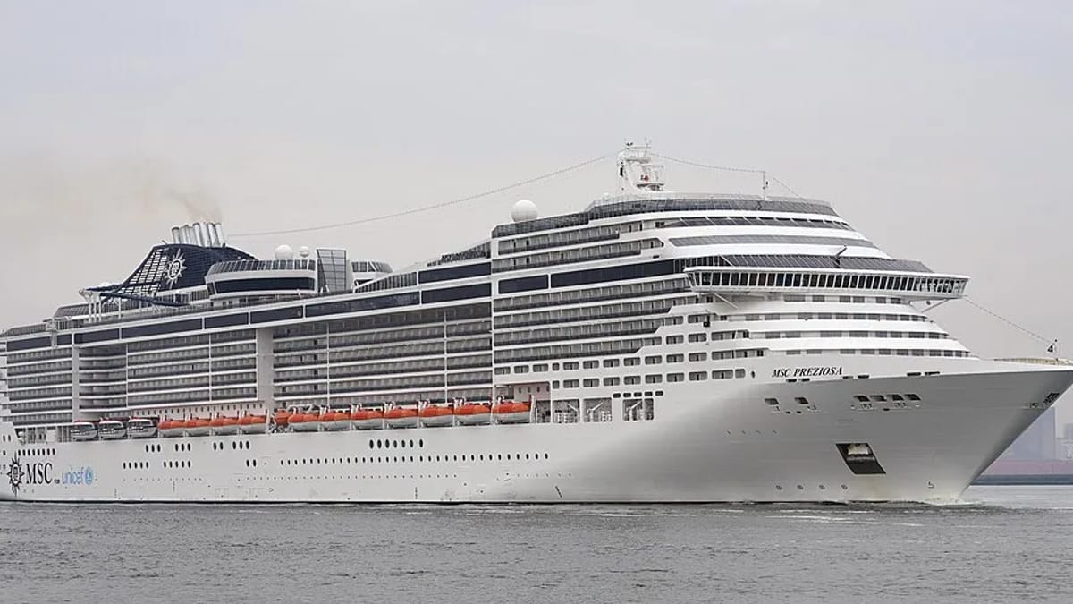 MSC Preziosa at sea