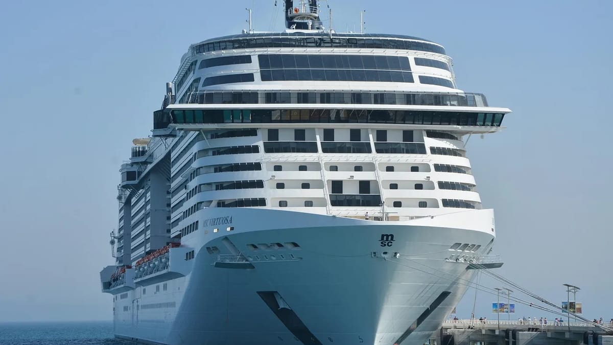 MSC Virtuosa at sea