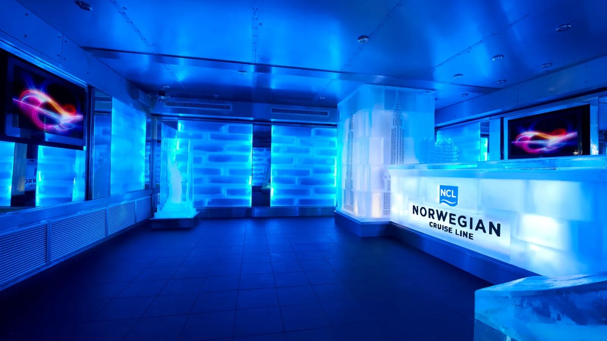 Skyy Vodka Ice Bar