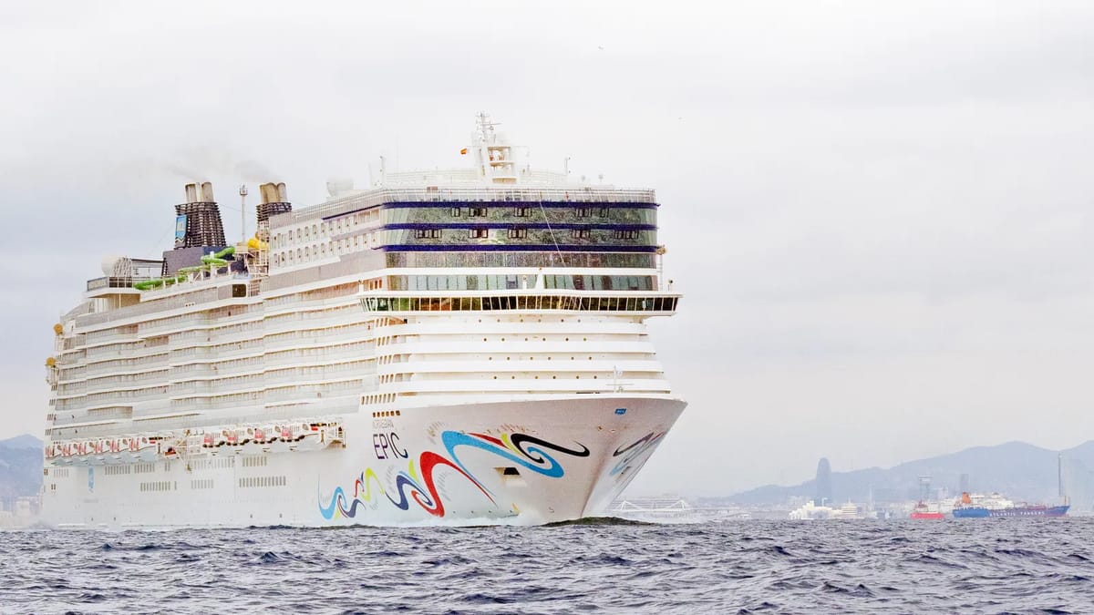 Sailing Out of Barcelona