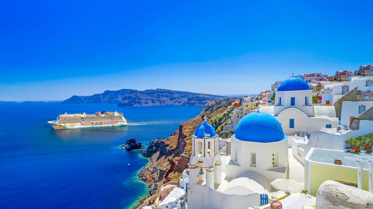 Aerial - Santorini