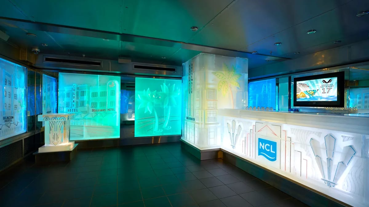 Skyy Vodka Ice Bar
