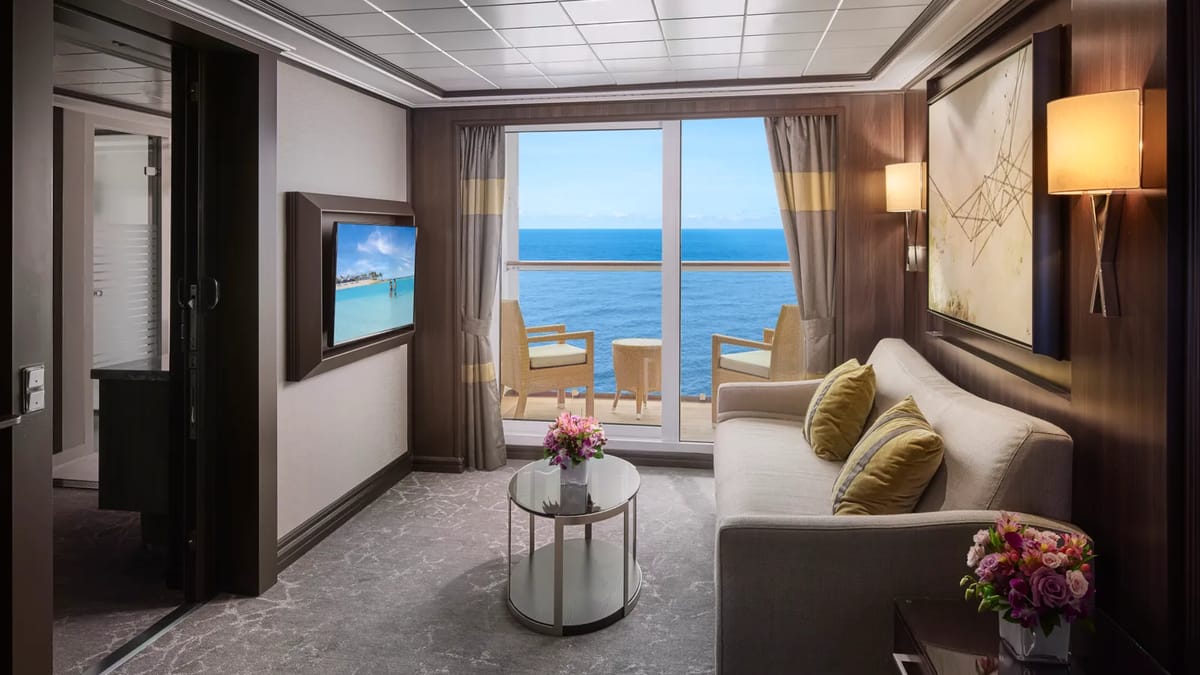 The Haven 2-Bedroom Family Villa with Balcony Living Room