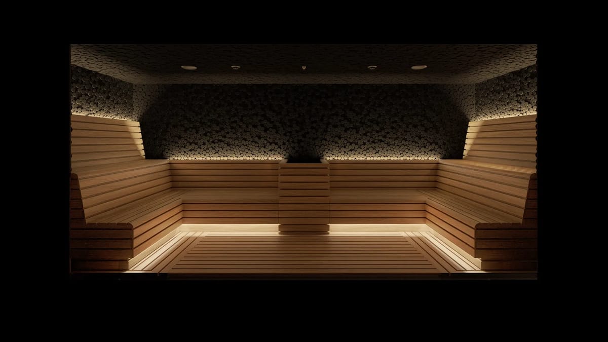 and Viva Spa Areas SaunaCharcoalRoom