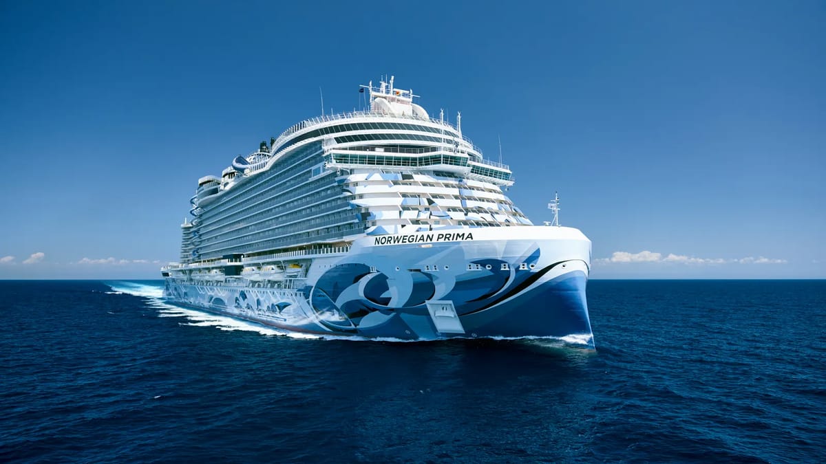 Norwegian Prima, Exterior