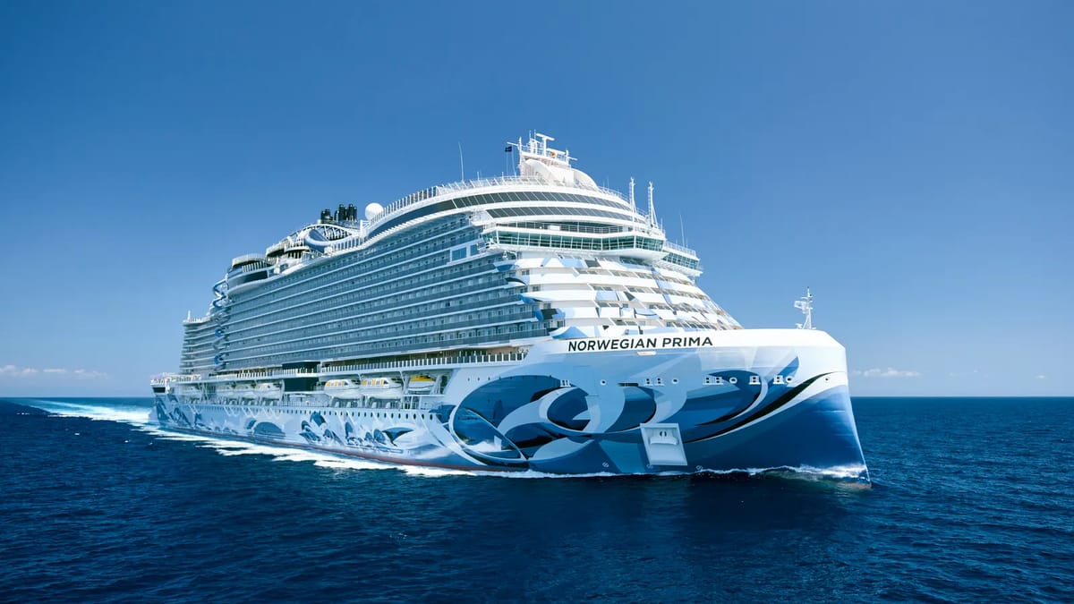 Norwegian Prima, Exterior