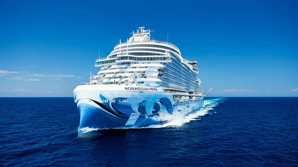Norwegian Prima, Exterior