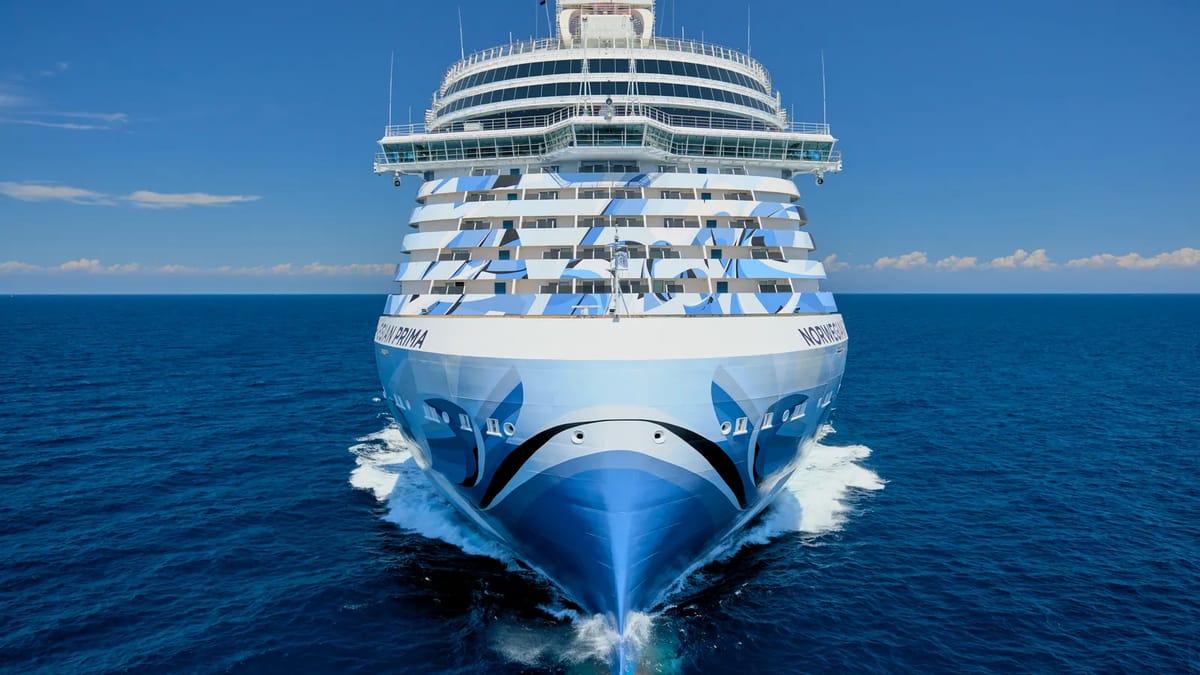 Norwegian Prima, Exterior-Forward