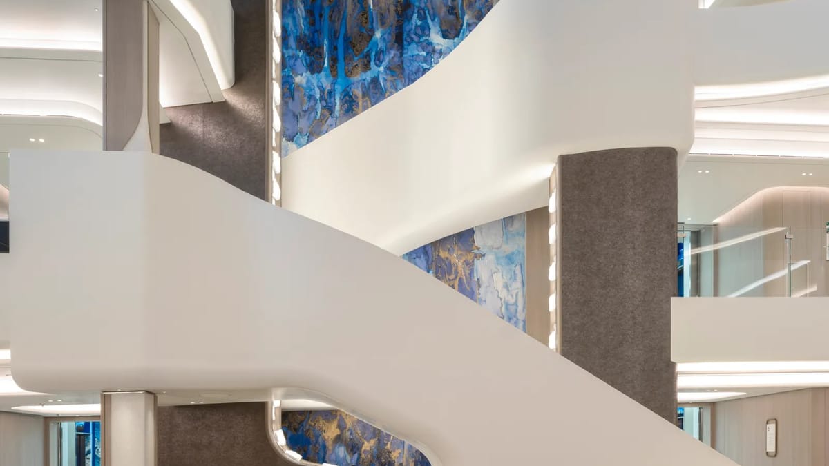 NCL Prima & Viva Atrium Stairs (1)