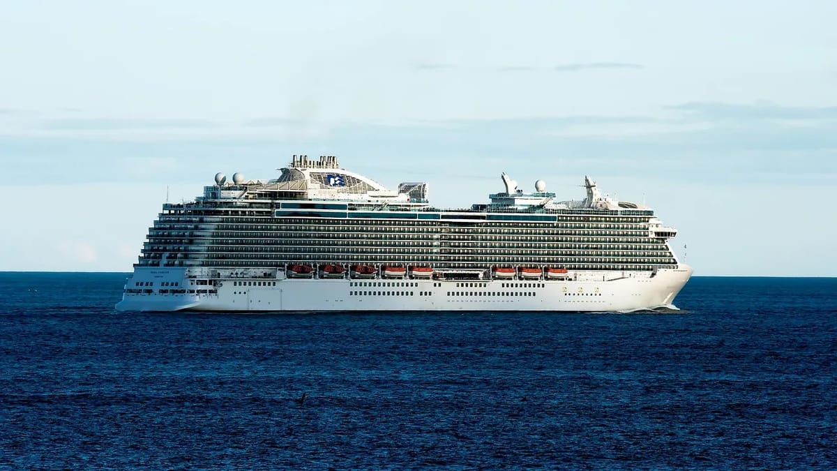 Regal Princess at sea