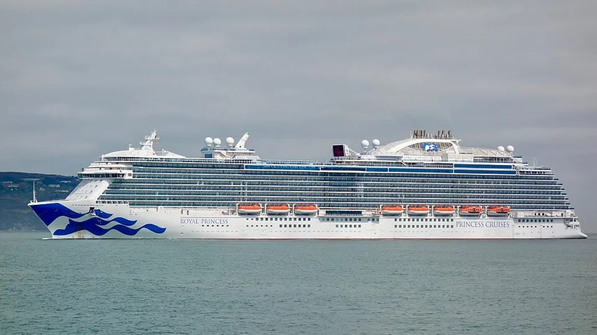 Royal Princess at sea