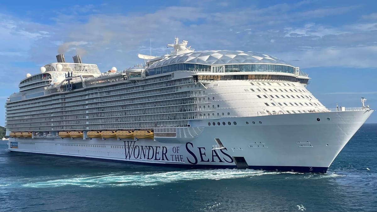 Wonder Of The Seas at sea