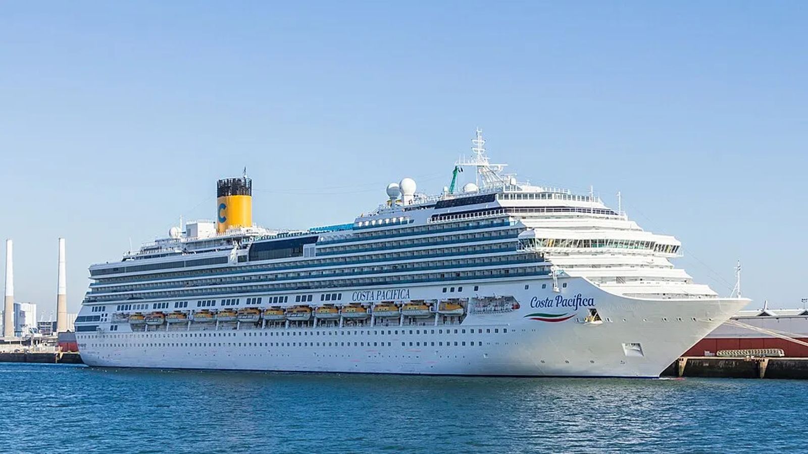 Costa Pacifica at sea