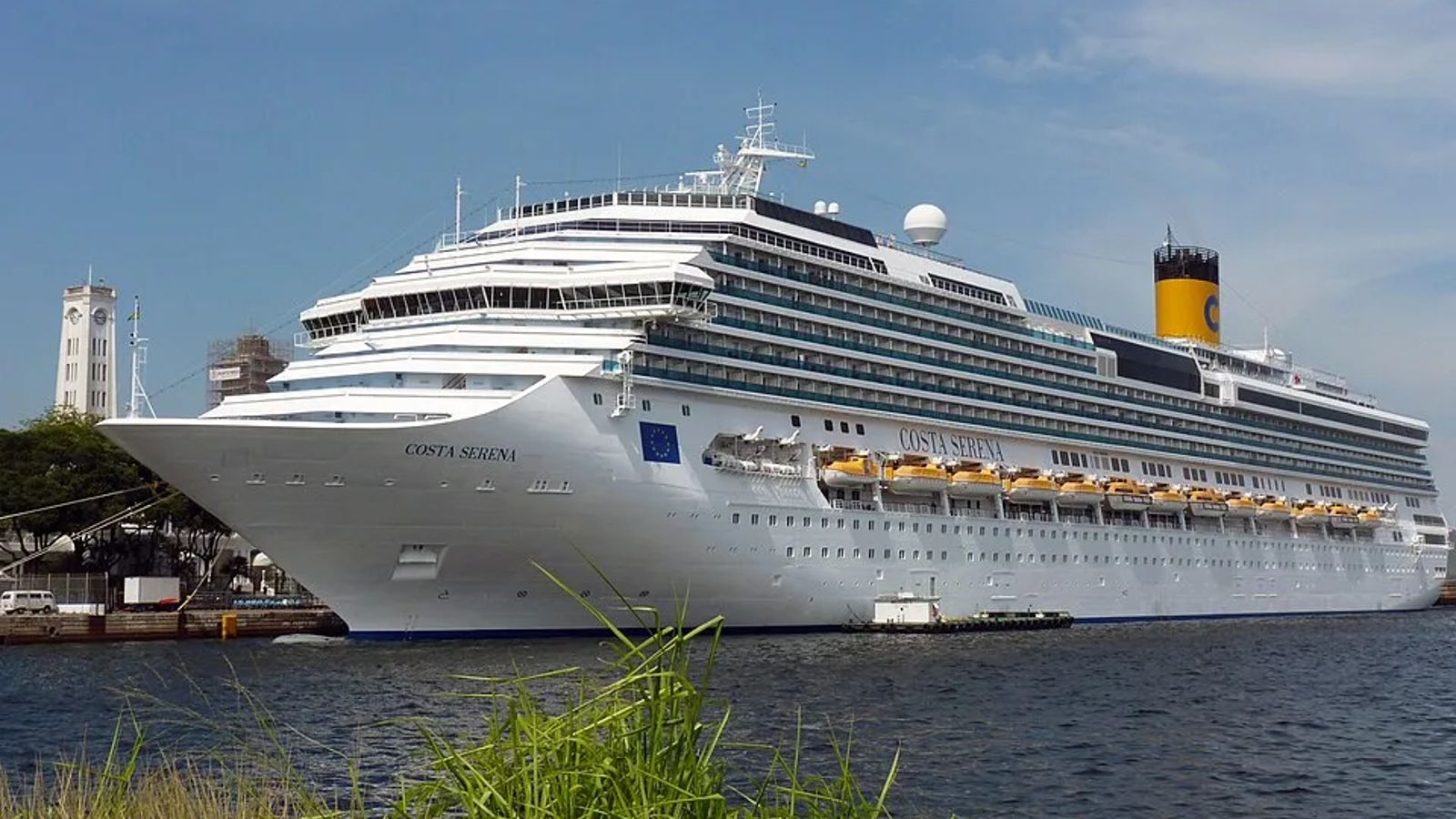 Costa Serena at sea