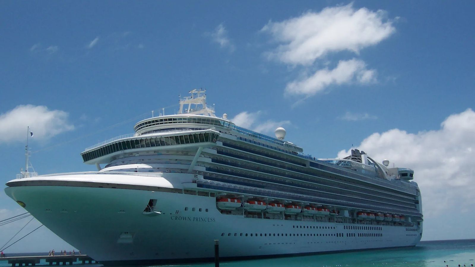 Crown Princess at sea