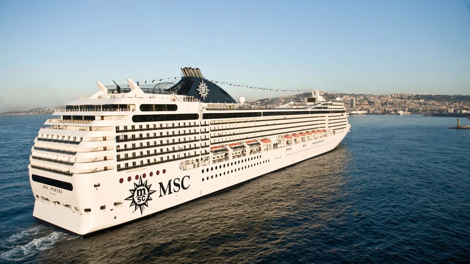 Areal image of MSC Poesia