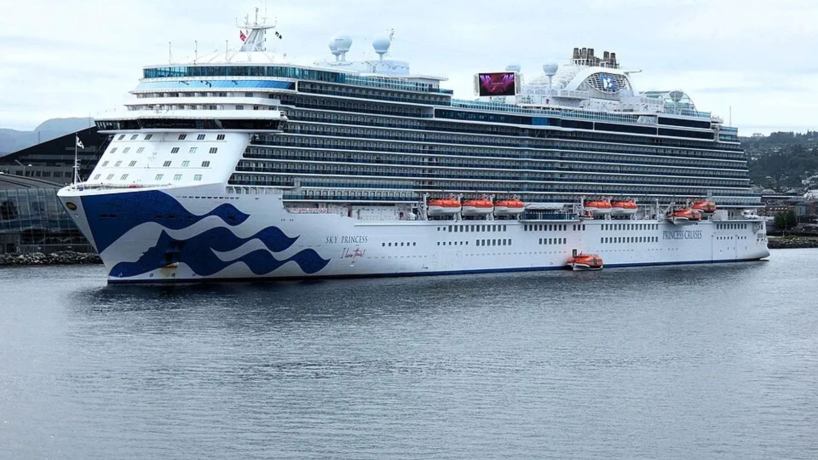 Sky Princess at sea