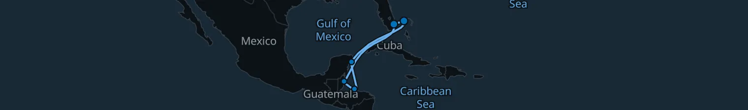 Route map of 7 Night Cruise from Fort Lauderdale