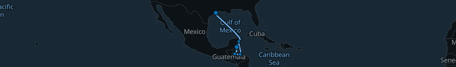 Route map of Siren’s Lullaby – Gulf’s Hidden Lagoons