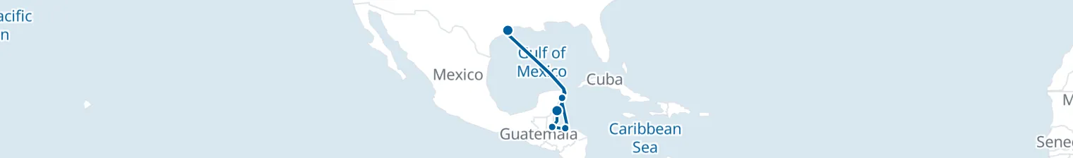 Route map of Siren’s Lullaby – Gulf’s Hidden Lagoons