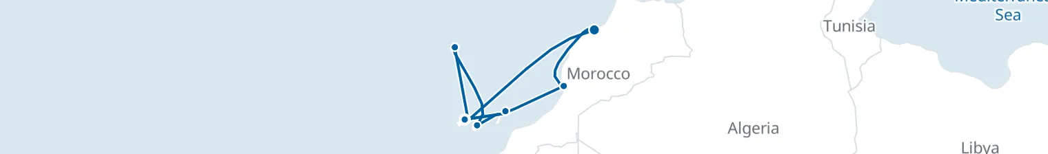 Route map of Tidepool Tides – Canary Whirl