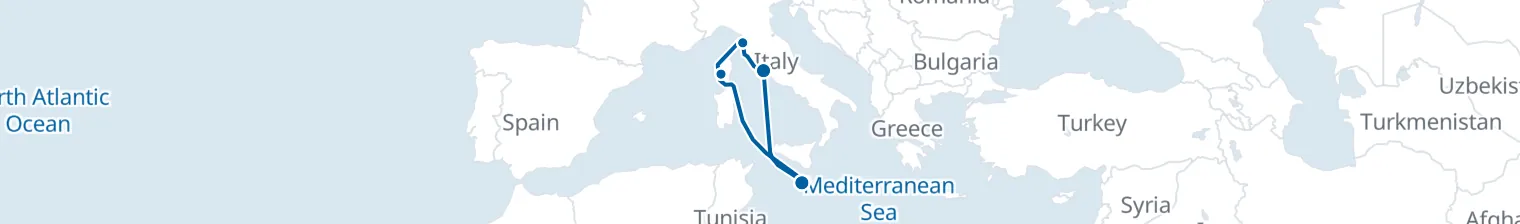 Route map of Salt & Saffron Spice – Malta’s Golden Shore