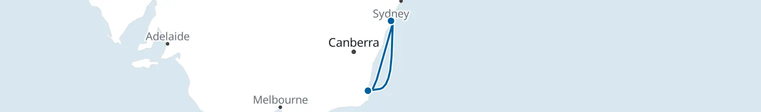 Route map of Dusk Harbour Dash – Eden’s Edge