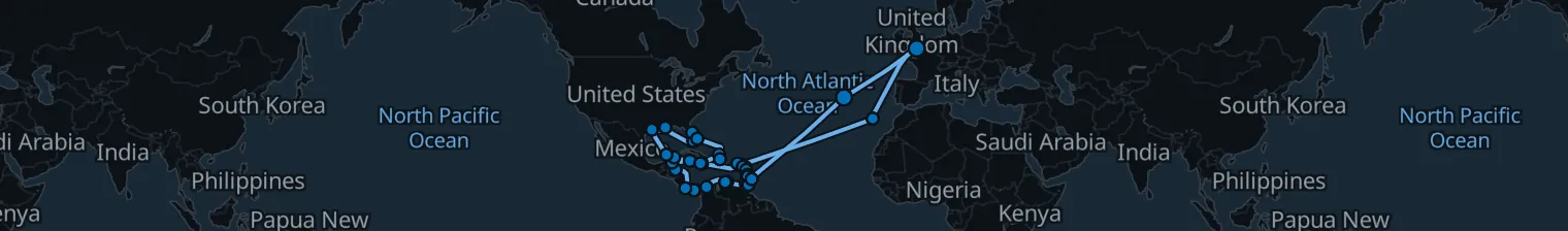 Route map of Sunset to Sunrise – Atlantic’s Longest Loop