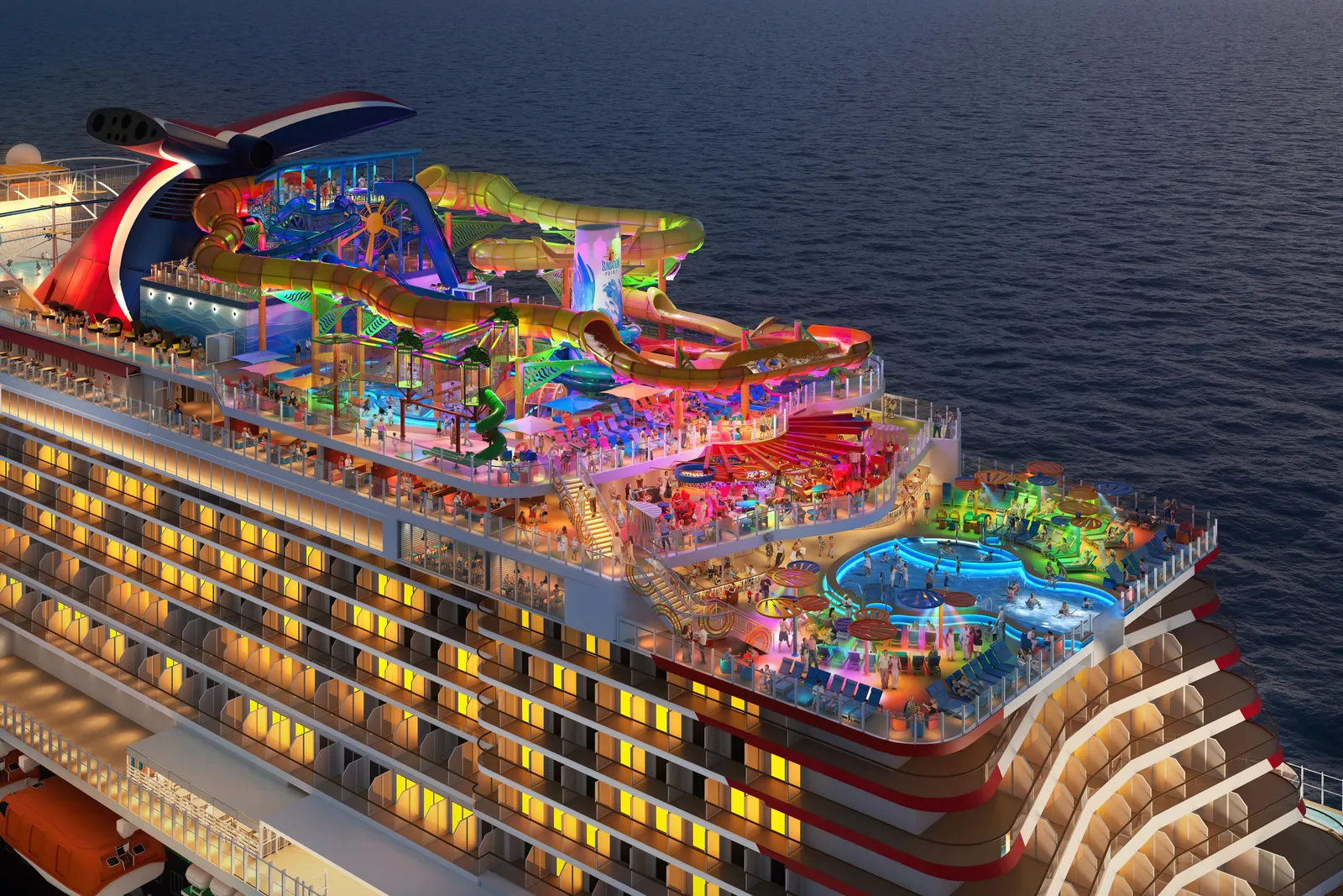 Sunsation Point Aerial Rendering Evening