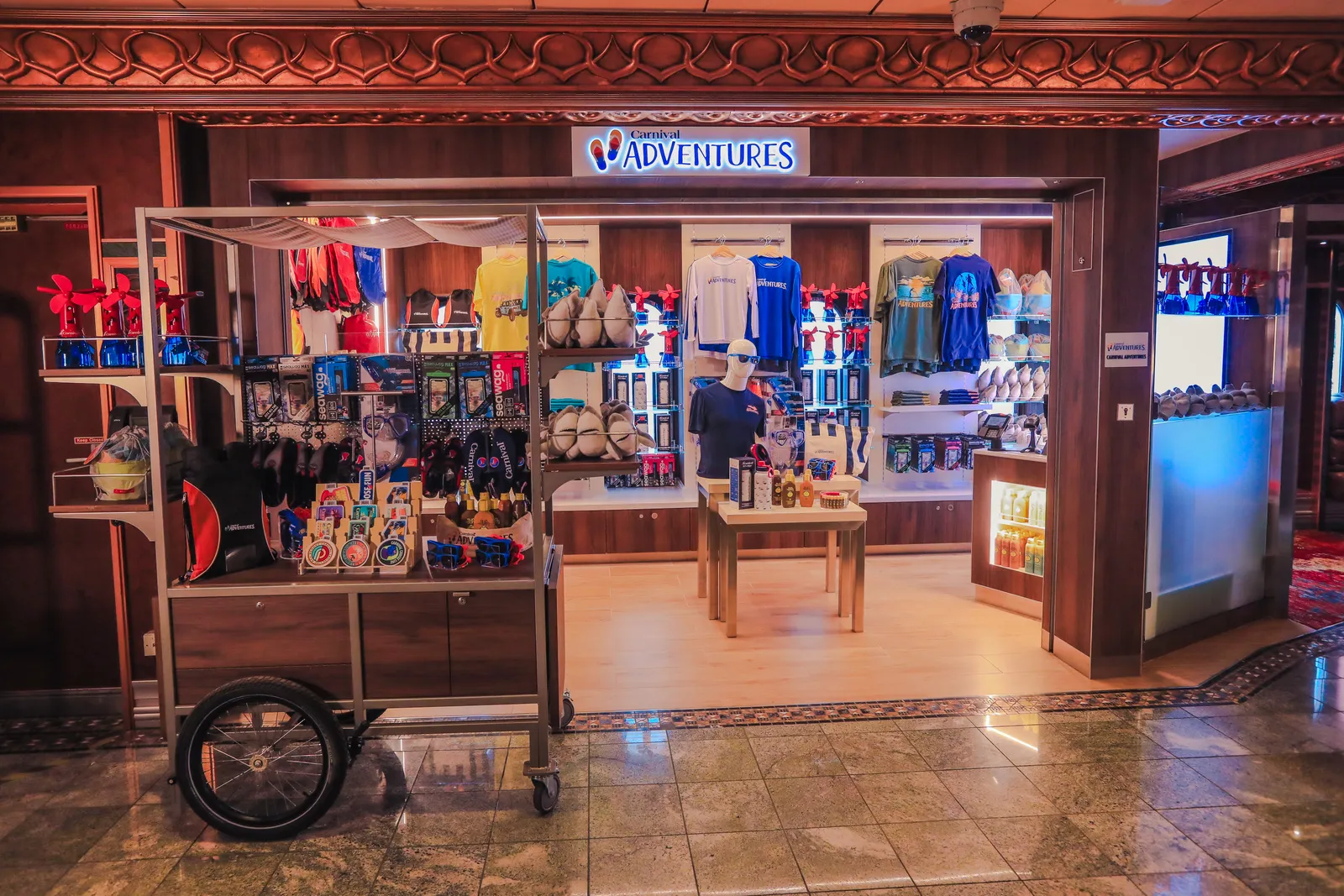 New Carnival Adventures Shop on Carnival Spirit