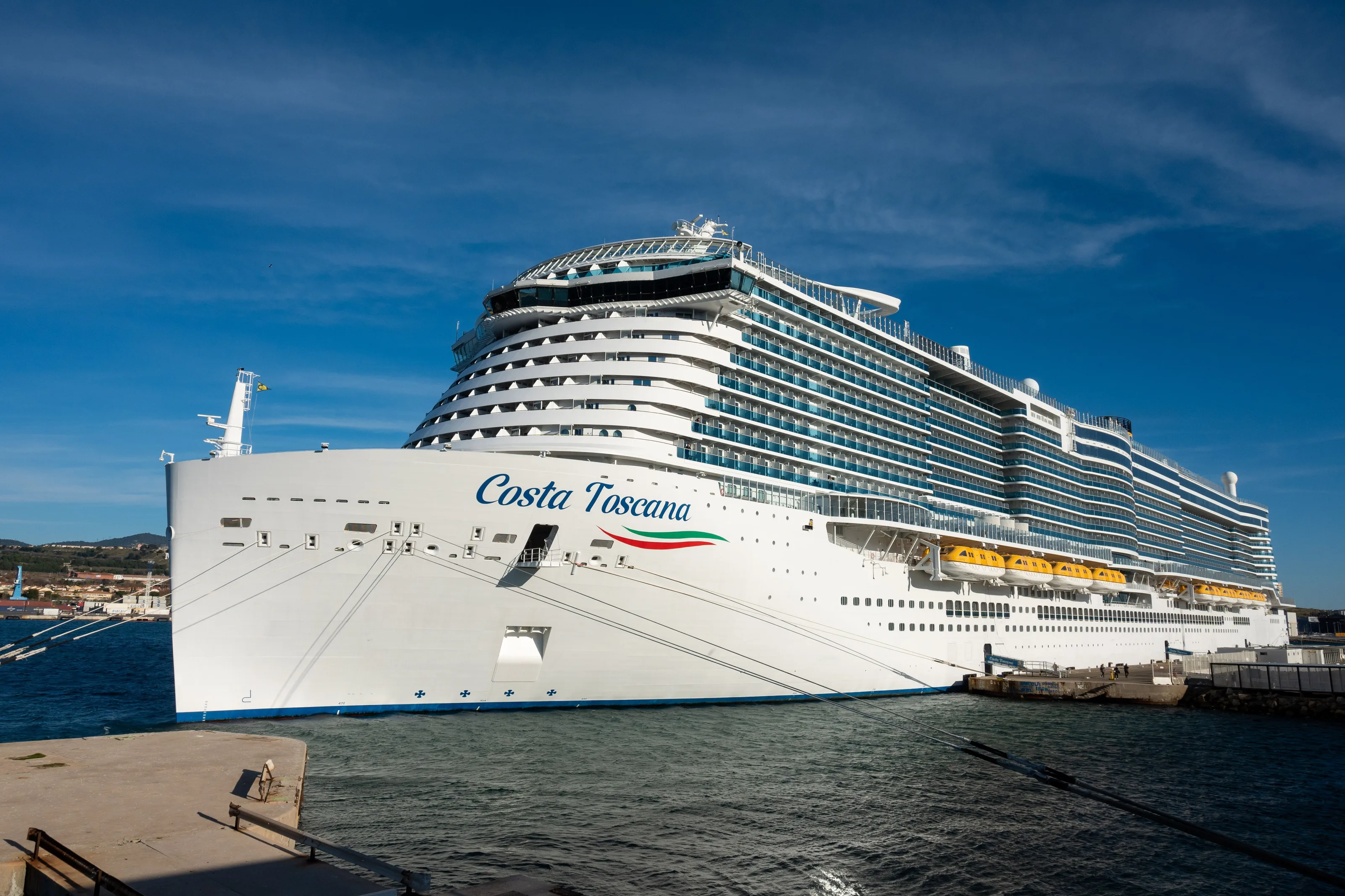 Costa Toscana at sea
