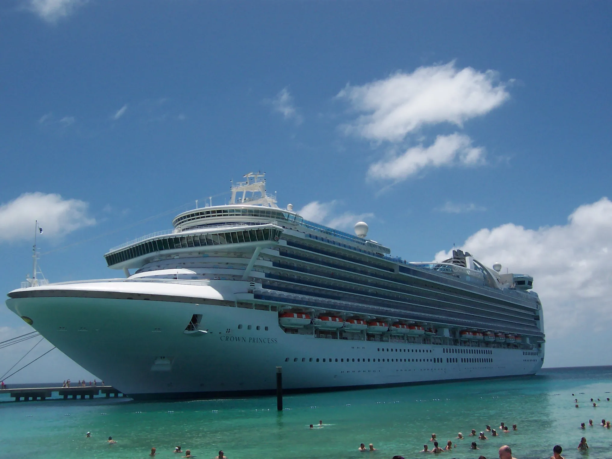 Crown Princess at sea