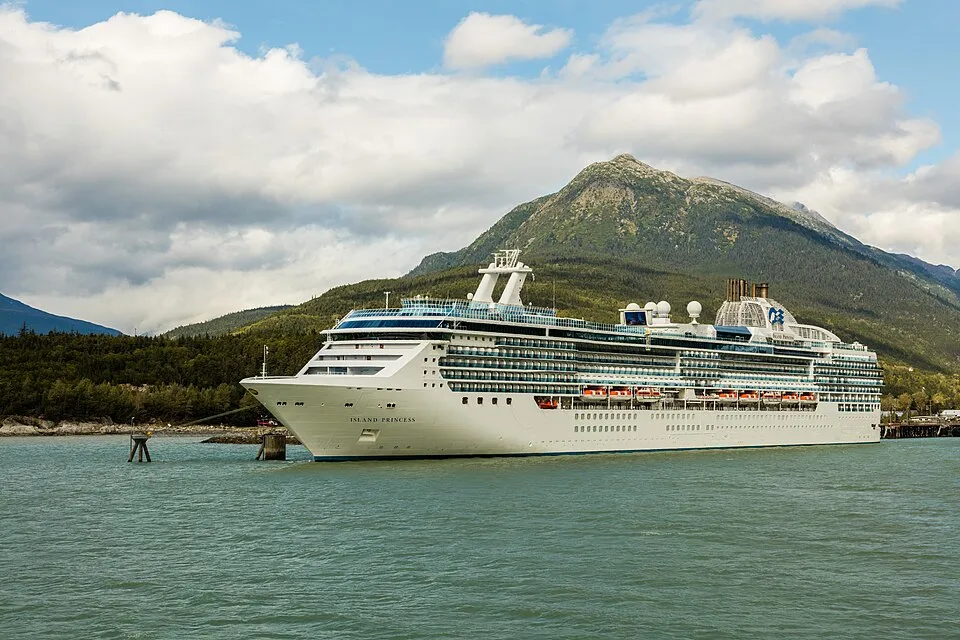 Island Princess at sea