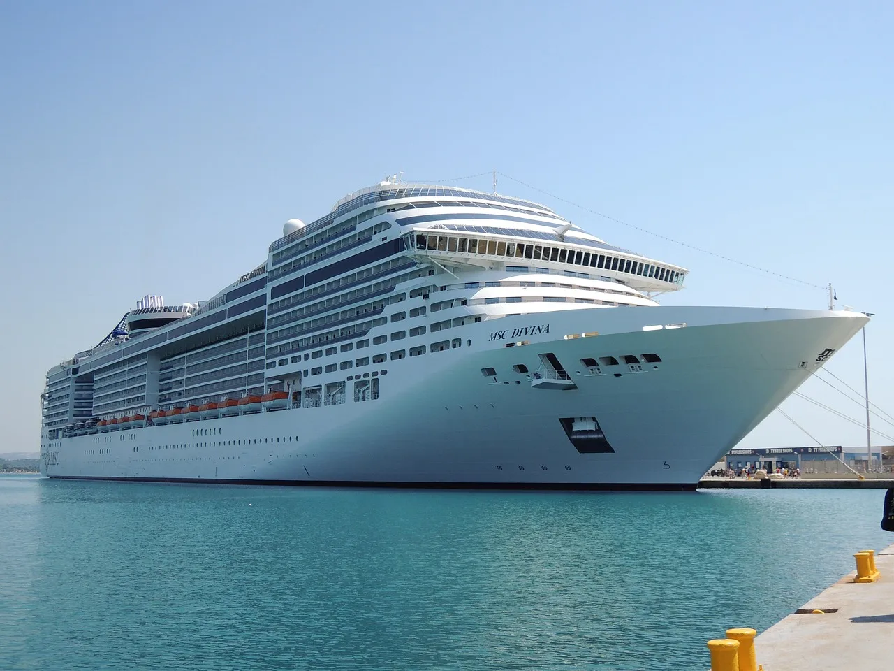 MSC Divina at sea