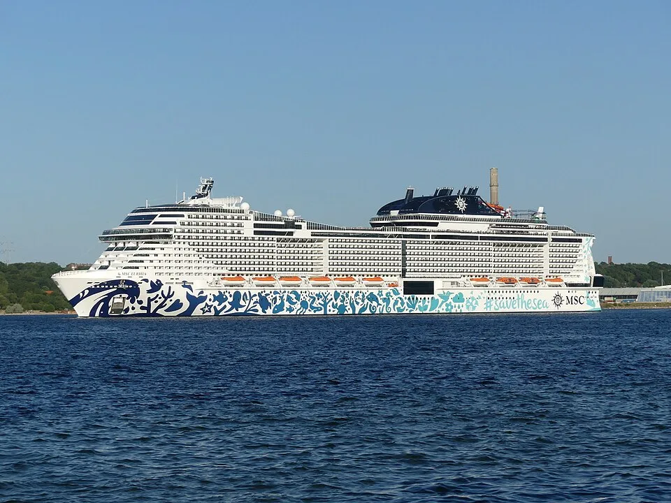 MSC Euribia at sea