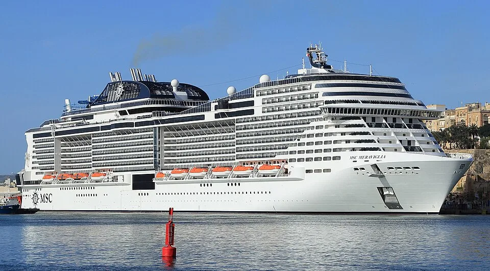 MSC Meraviglia at sea