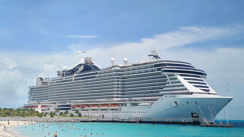 MSC Seaside at sea