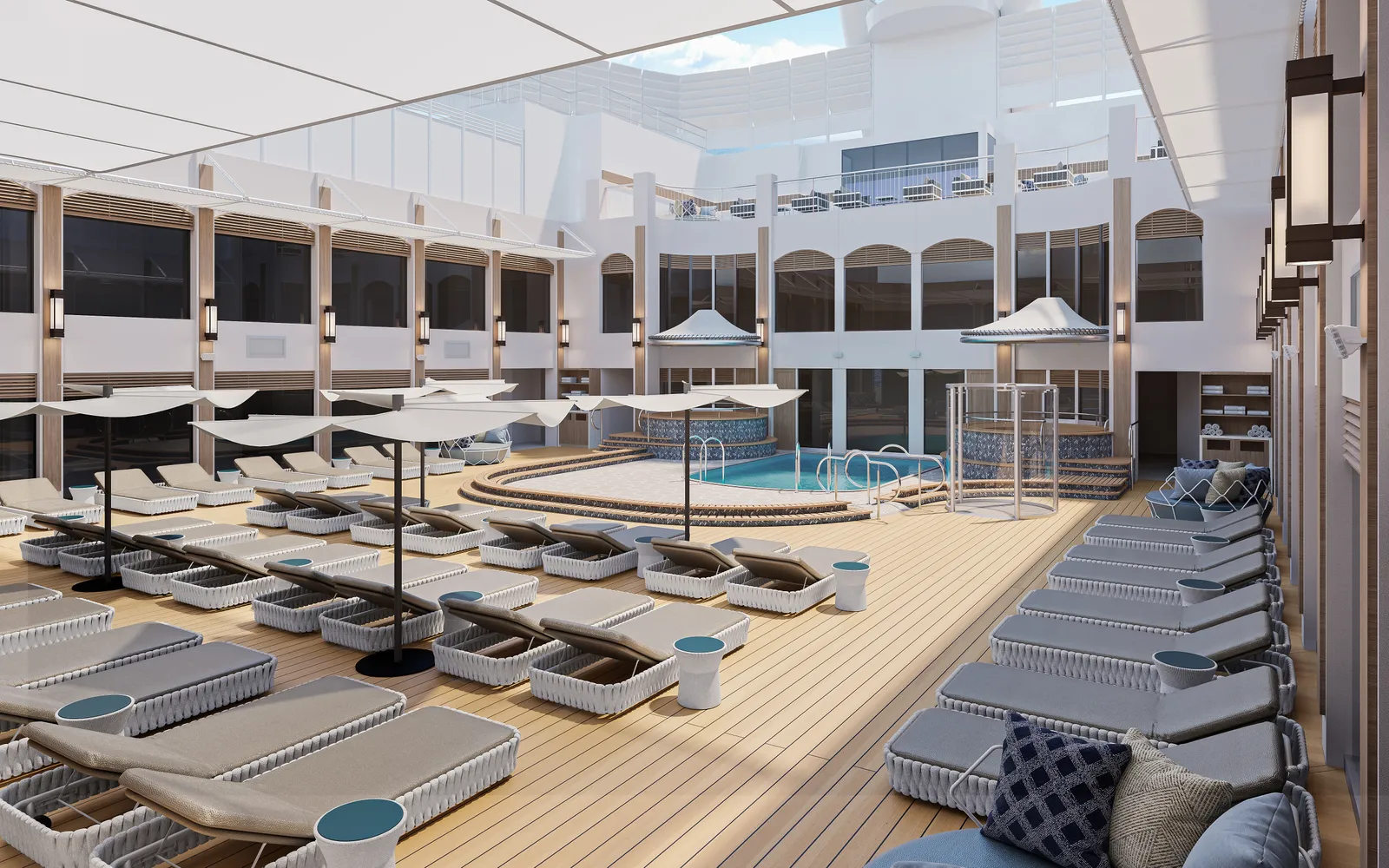 Haven Public Areas - The Haven Courtyard Pool and Sundeck
