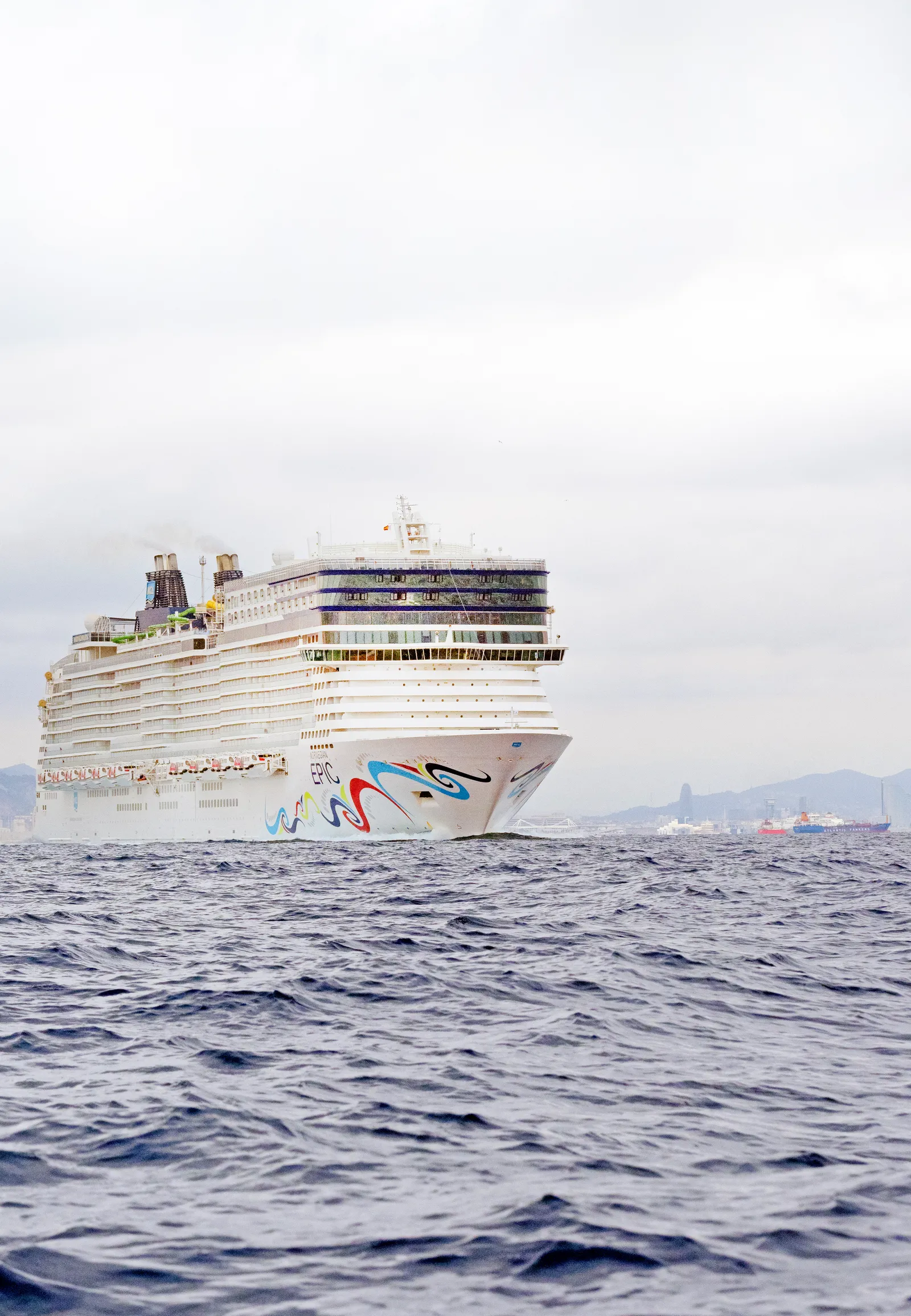 Sailing Out of Barcelona