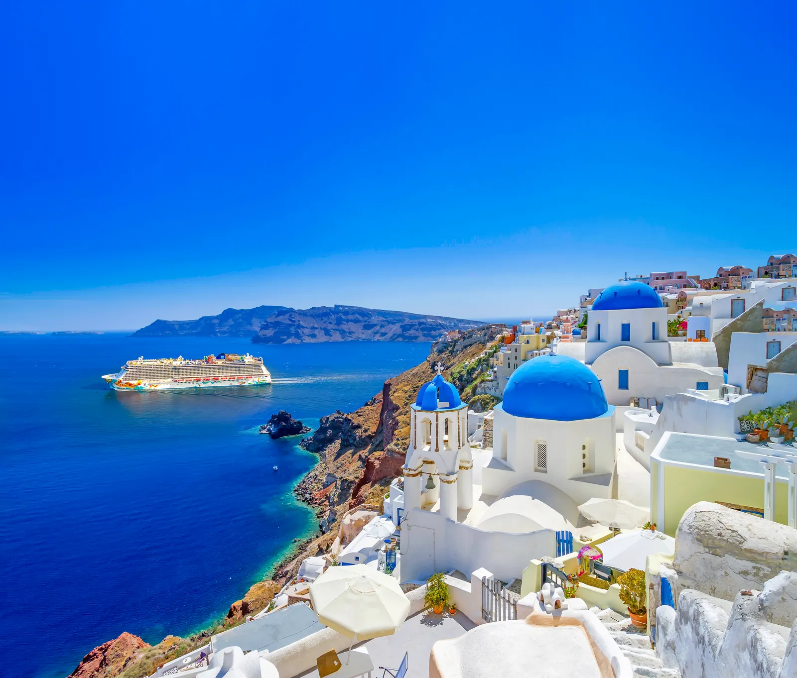 Aerial - Santorini