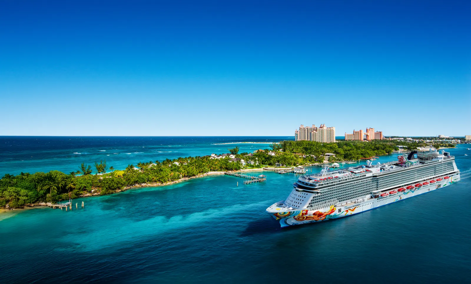 Nowegian Getaway - Aerial - Bahamas