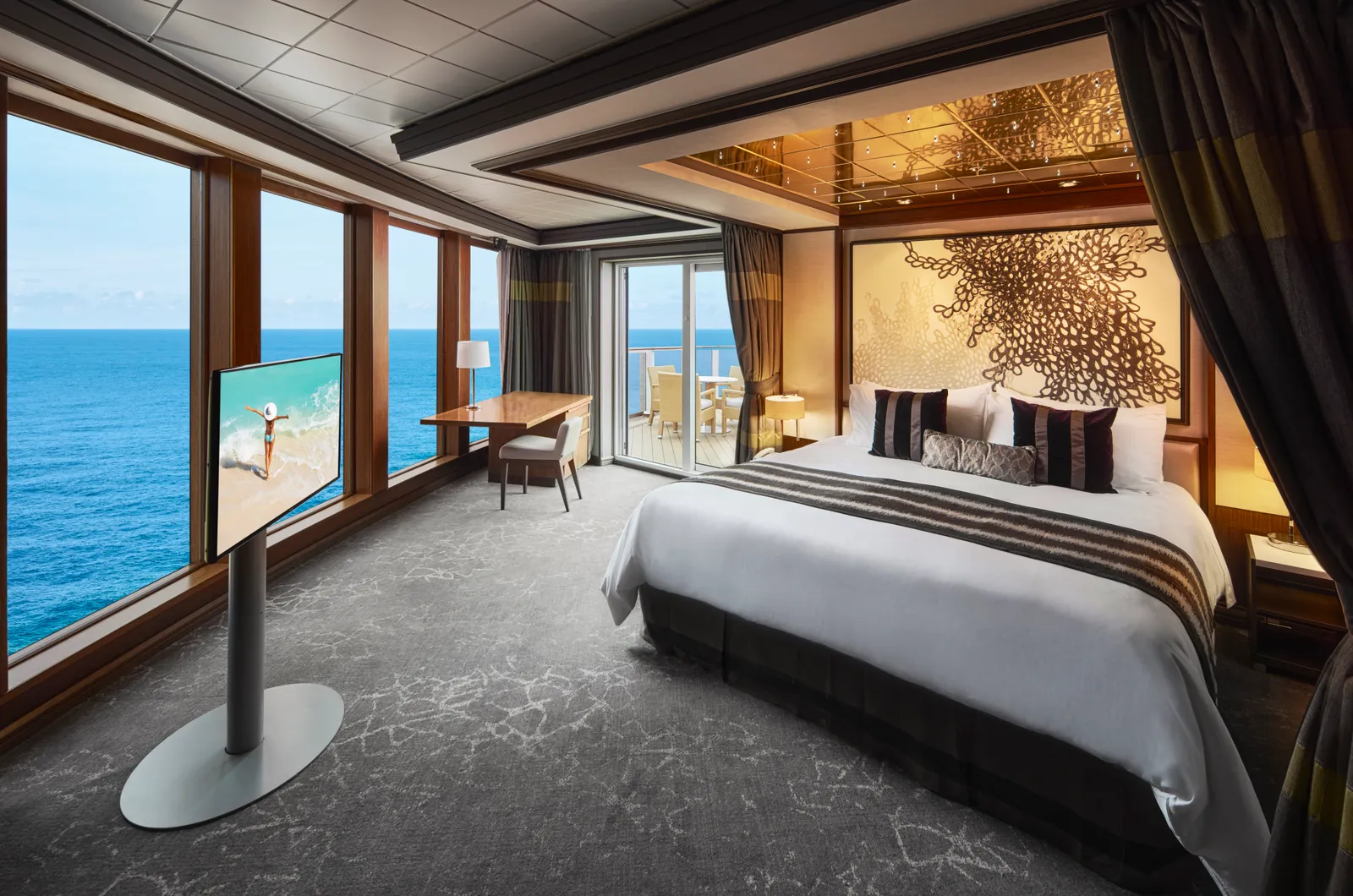 The Haven Deluxe Owner's Suite with Large Balcony Master Bedroom