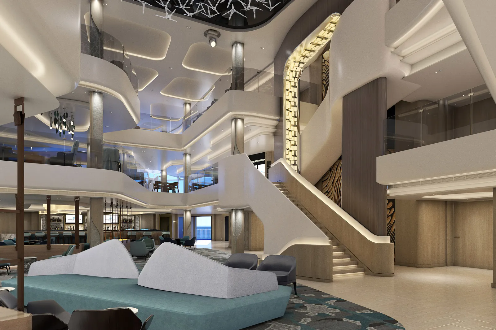 and Norwegian Viva - Penrose Atrium 1