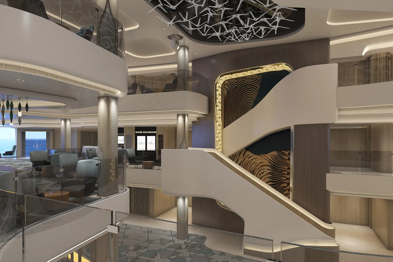 and Norwegian Viva - Penrose Atrium 3