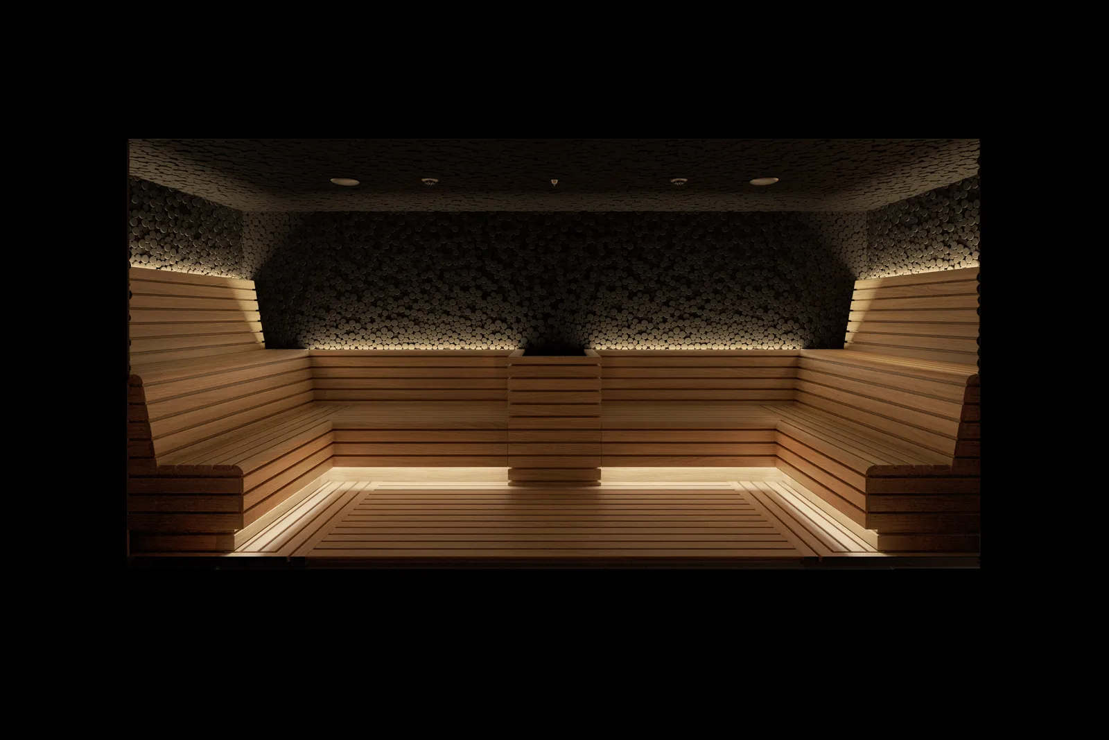 and Viva Spa Areas SaunaCharcoalRoom